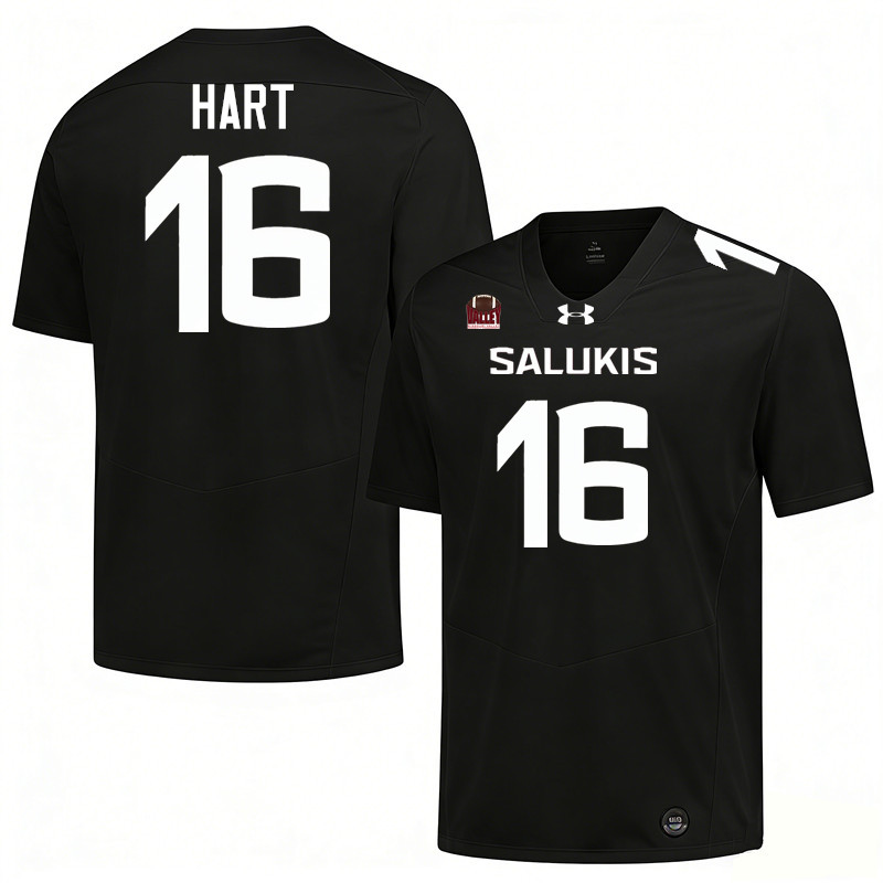 Southern Illinois Salukis #16 Jim Hart College Football Jerseys,Uniforms-Black